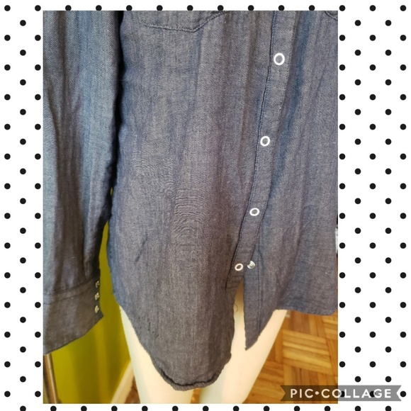 rag & bone Denim Chambray Corbett Western shirt - Picture 2 of 8